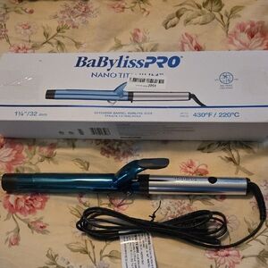 BaBylissPRO Teal Nano Titanium 1¼" Curling Iron - Professional Styling